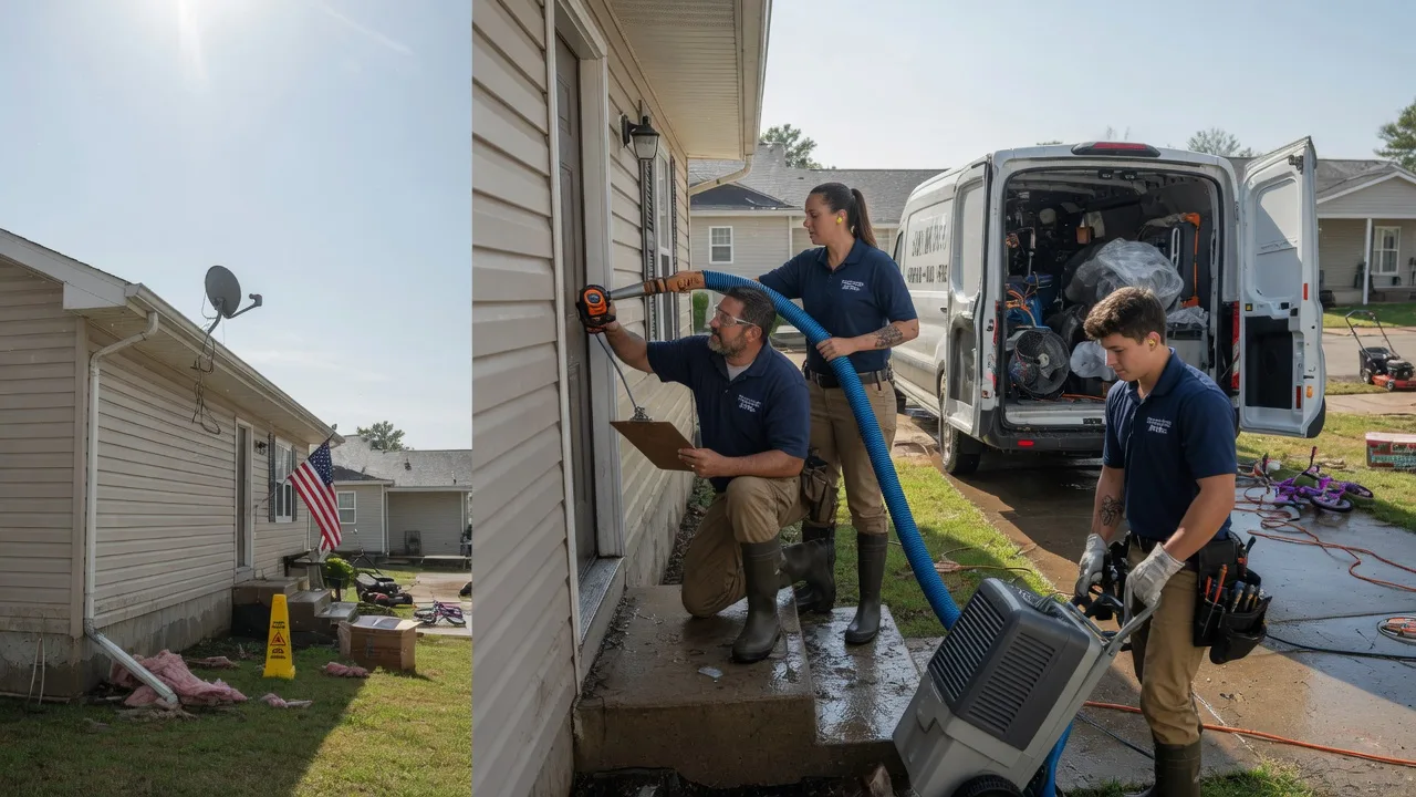 Ceiling Water Damage Restoration in Odessa, NE near me